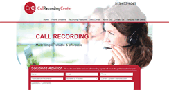 Desktop Screenshot of callrecordingcenter.com
