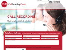 Tablet Screenshot of callrecordingcenter.com